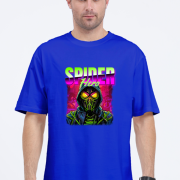 Superhero Graphic T-Shirt inspired by Spiderman, premium oversized cotton tee from PodLyft, featuring bold and stylish design.