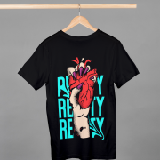 Red Heart Graphics Oversized T-shirt