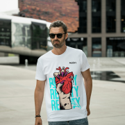 Bold Red Heart Graphics Oversized T-shirt – PodLyft