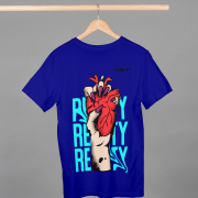 Bold Red Heart Graphics Oversized T-shirt – PodLyft
