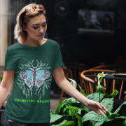 Celestial Beauty T-Shirt | Ethereal Butterfly Design – PodLyft