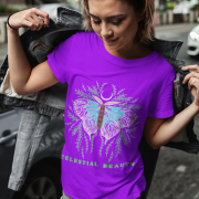 Celestial Beauty T-Shirt | Ethereal Butterfly Design – PodLyft