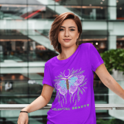 Celestial Beauty T-Shirt | Ethereal Butterfly Design – PodLyft