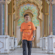 Double extra large coral 'Bold Next Generation Leader' tee with a bold leadership statement. A trendy, inspiring, and comfortable choice from PodLyft.