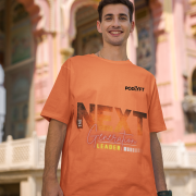 Coral 'Bold Next Generation Leader' tee in small size, designed to make a strong leadership statement. Trendy and comfortable casual wear from PodLyft.