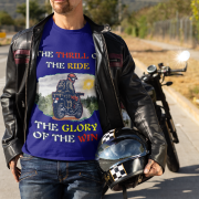 Thrill Rider Tee | Biker’s Ultimate Adventure – PodLyft