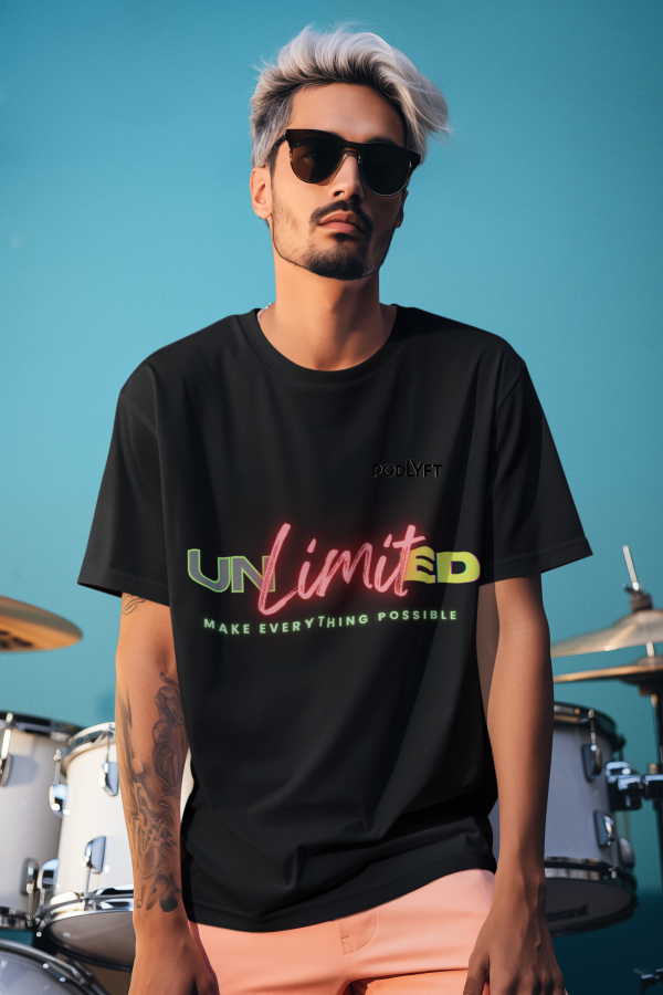 Unlimited Tee - Bold & Dynamic Statement Design - PodLyft