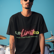 Unlimited Tee - Bold & Dynamic Statement Design - PodLyft