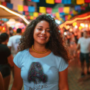 A refreshing sky blue crop top showcasing a bold "I'm Awesome" design, bringing a mix of confidence and cool vibes to any wardrobe.
