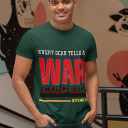 Partition Tribute T-shirt in Bottle Green – A deep and meaningful historical design, offered by PodLyft.