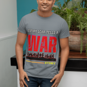 Partition Tribute T-shirt in Steel Grey – A timeless and bold artistic tribute to history, at PodLyft.