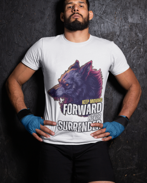 Relentless Wolf Tee | Fierce & Motivational Design