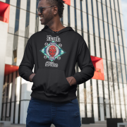 Darth Maul graphic hoodie in black — Official Star Wars Edition by PodLyft, featuring bold Sith Lord artwork on premium brushed fleece cotton.
