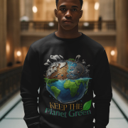 Earth Day Sweatshirt: Keep the Planet Green Design | PodLyft