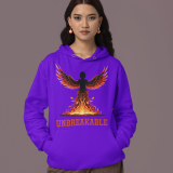 Women's Unbreakable Spirit Hoodie: Fierce by Fire | PodLyft
