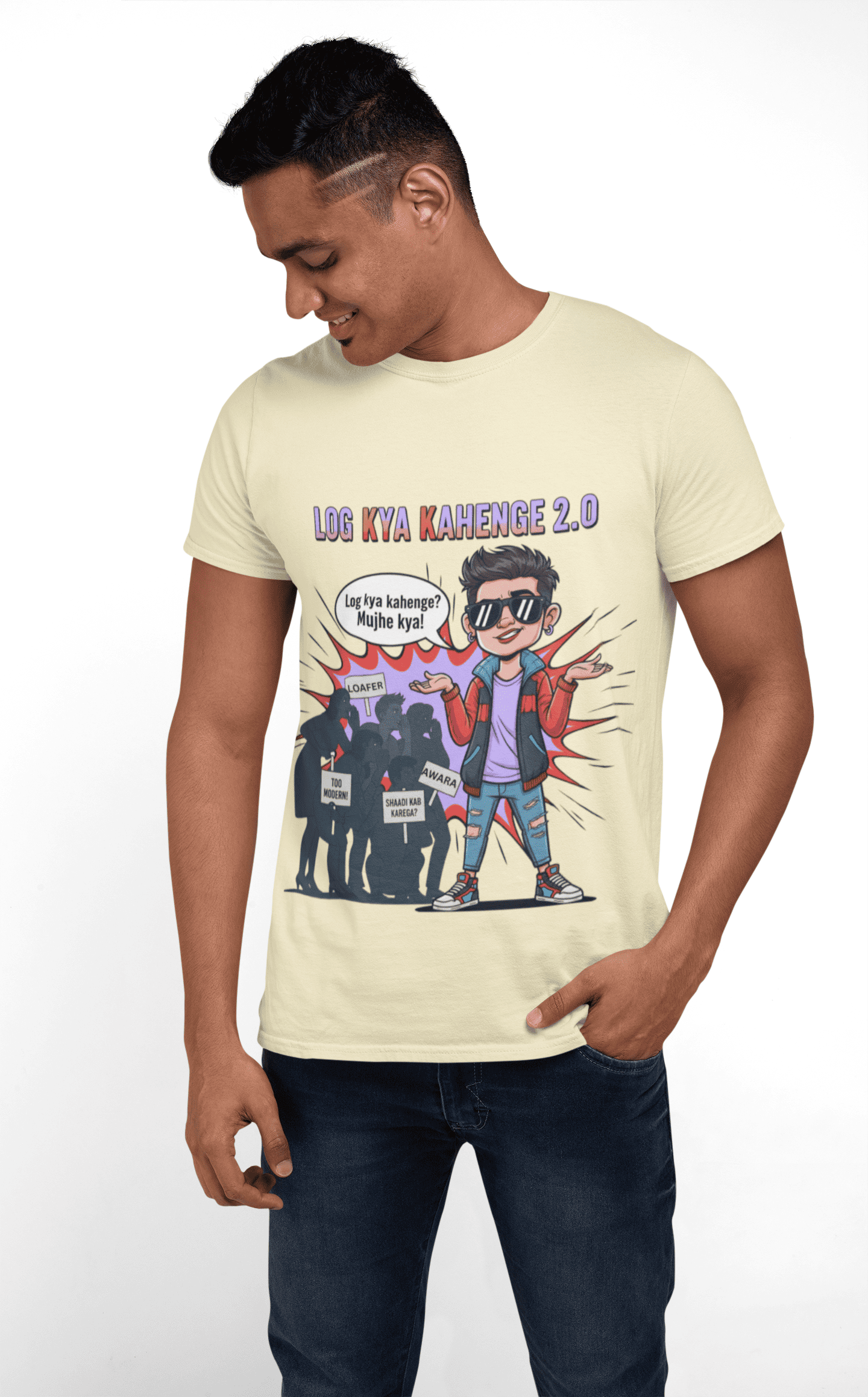 Log Kya Kahenge T-shirt